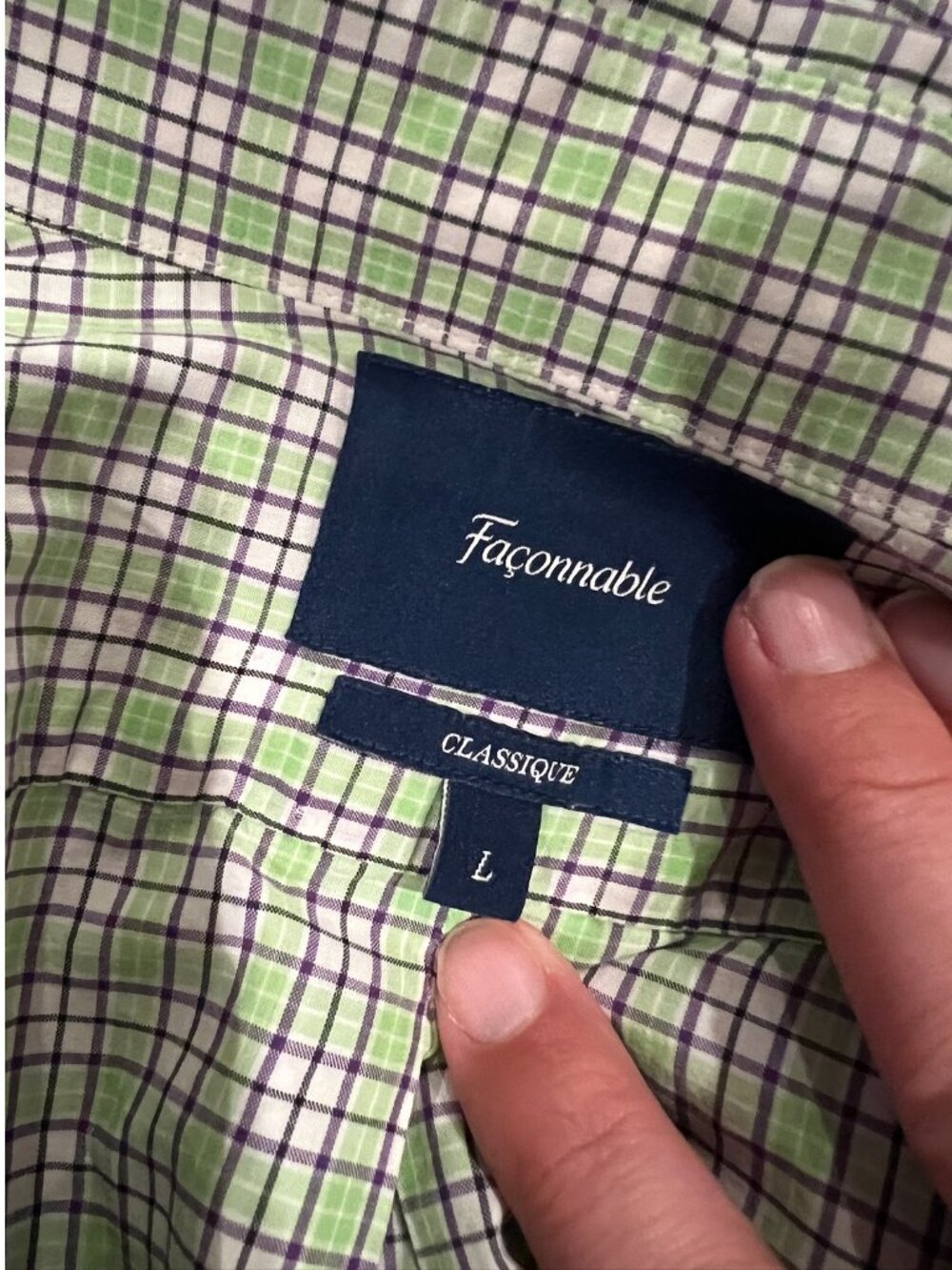 Faconnable button down size L - Picture 9 of 9